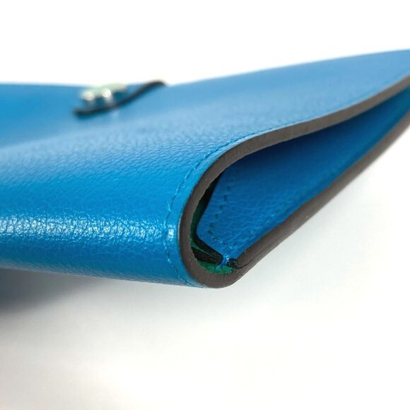 HERMES Blue Wallet - Picture 6 of 16